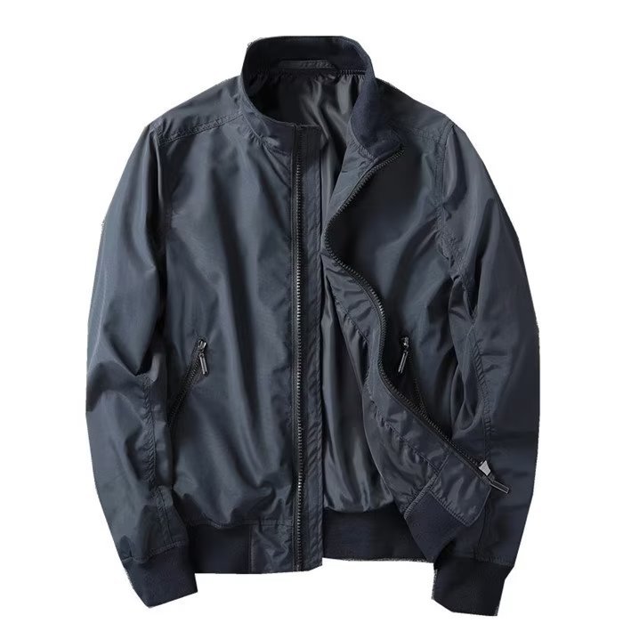 2023 de moda chaqueta a juego de los hombres SLIM-Fit delgada primavera y otoño soporte collar chaqueta guapo abrigo de los hombres Nuevo