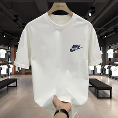 專供海外批發~重磅純棉短袖t恤男女同款夏季潮流寬鬆百搭情侶上衣