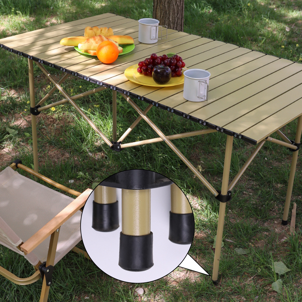 2023新款户外折叠桌子蛋卷桌露营野餐用品野餐桌椅便携式桌子装备