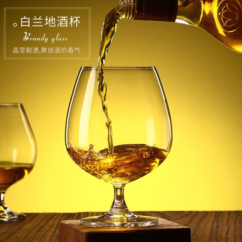 Bar gruesa copa de brandy copa de vidrio copa de vino blanco copa de whisky copa de vino corta copa de vino tinto image 2