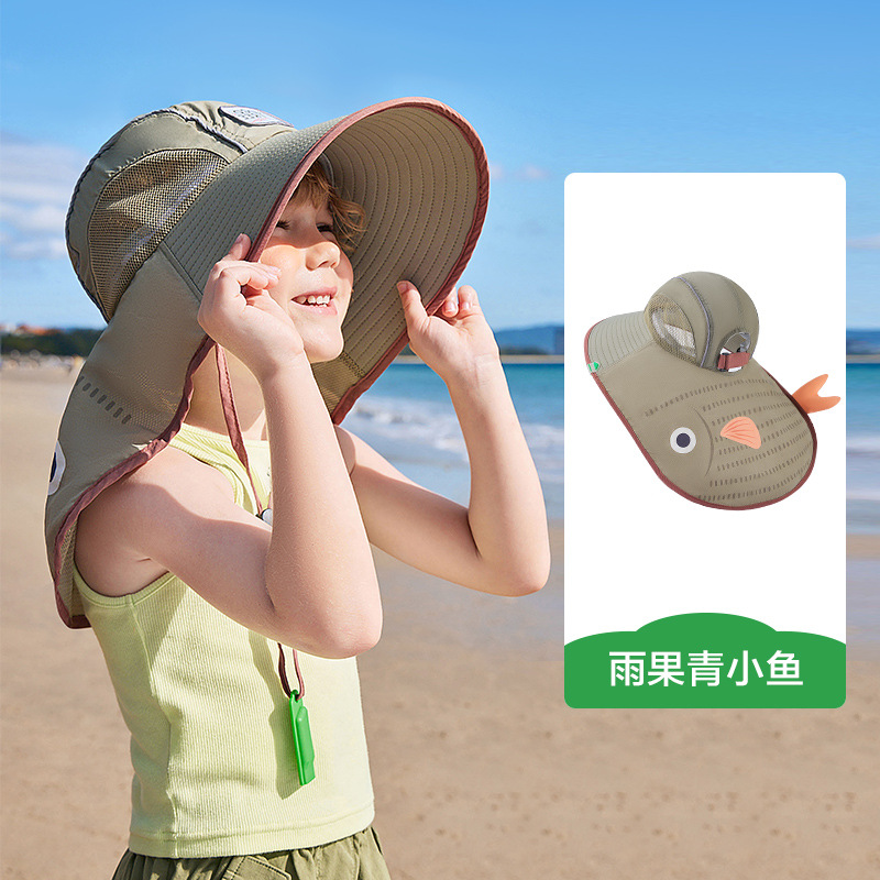 KK árbol hilo original sombrero de protección solar para niños protección UV niño niña sombrero de ala grande sombrero de sol para bebé nuevo