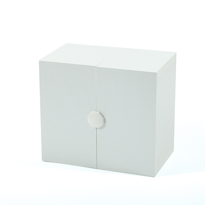 Qixi regalo de San Valentín ilustración joyería caja de madera tridimensional talla de papel caja de anillo de diamante caja media caja de doble puerta personalización image 7