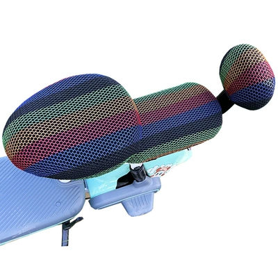 Electric Car Seat Cover, Sun Protection and Electric car cushion - five-colors-front-seat-cover-rear-seat-cover-backrest-cover