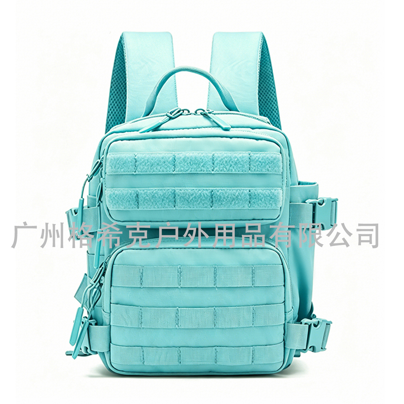 9L Outdoor Multifunctional MOLLE Backpack with Layered Design for Commuting and Hiking, Breathable Mesh Shoulder Straps, Expandable