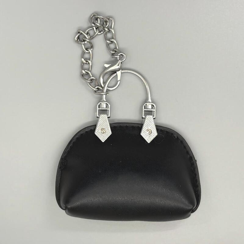 DIY ジュエリーバッグペンダントアクセサリー PU レザー綿充填ミニミニバッグキーホルダーバッグペンダント|undefined