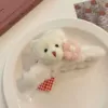 Маленький цветок+голова мишки, белый