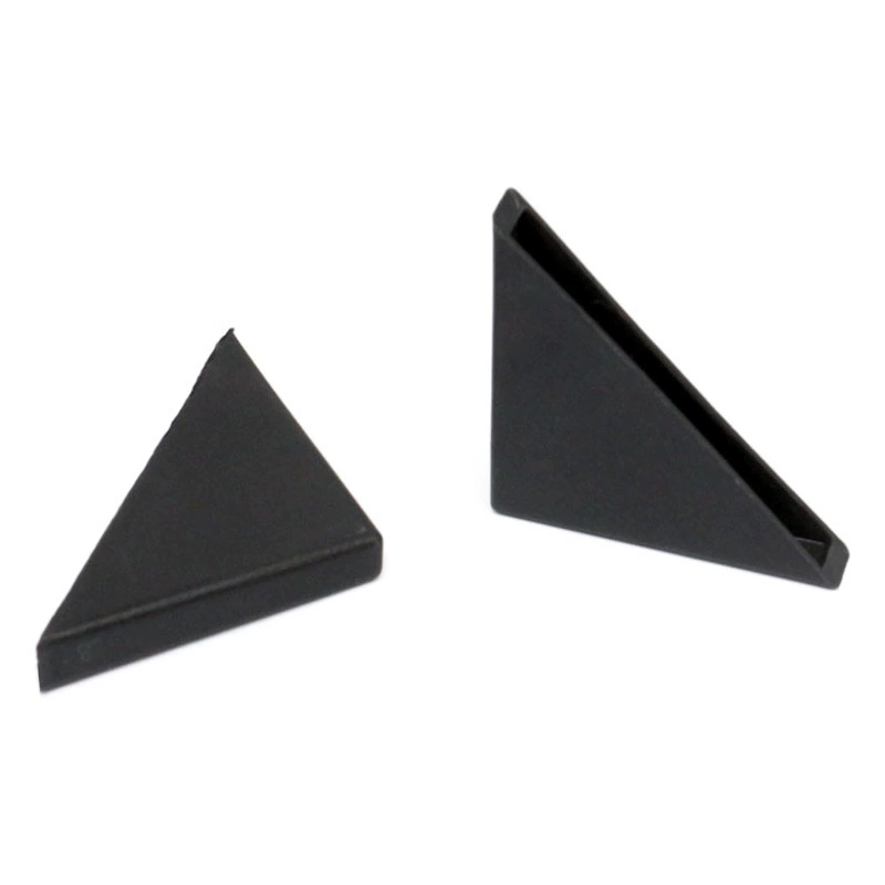 Защитные уголки для стекла и пластика, акриловые уголки для плитки и стекла, предотвращающие столкновения, черно-белые защитные уголки для упаковки.