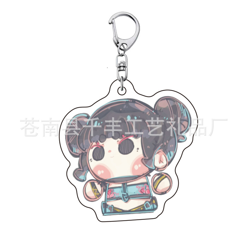 Kpop 韓流ハンティングウィッチグループ周辺キーホルダールミミラゾーイファンダブルサイドサンドイッチアクリルペンダント|undefined