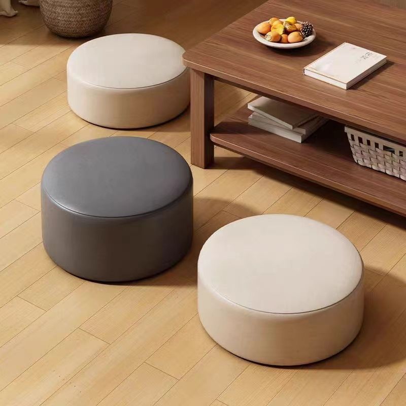 Bedroom Ottoman Low Stool Small Stool Home Bench Living Room Sofa Stool Coffee Table Stool Footrest Soft Cushion Bay Window Small Stool