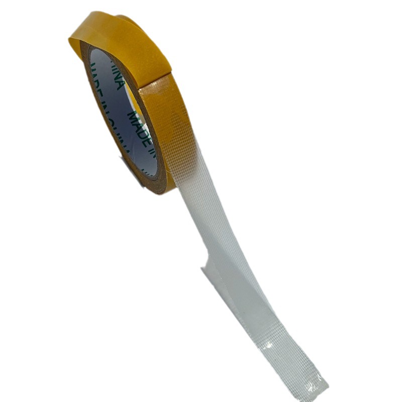 Cinta de malla de doble cara alfombra de piso a base de tela cinta adhesiva de doble cara de alta viscosidad sin rastro insertar alfombra fuerte adhesivo engrosado