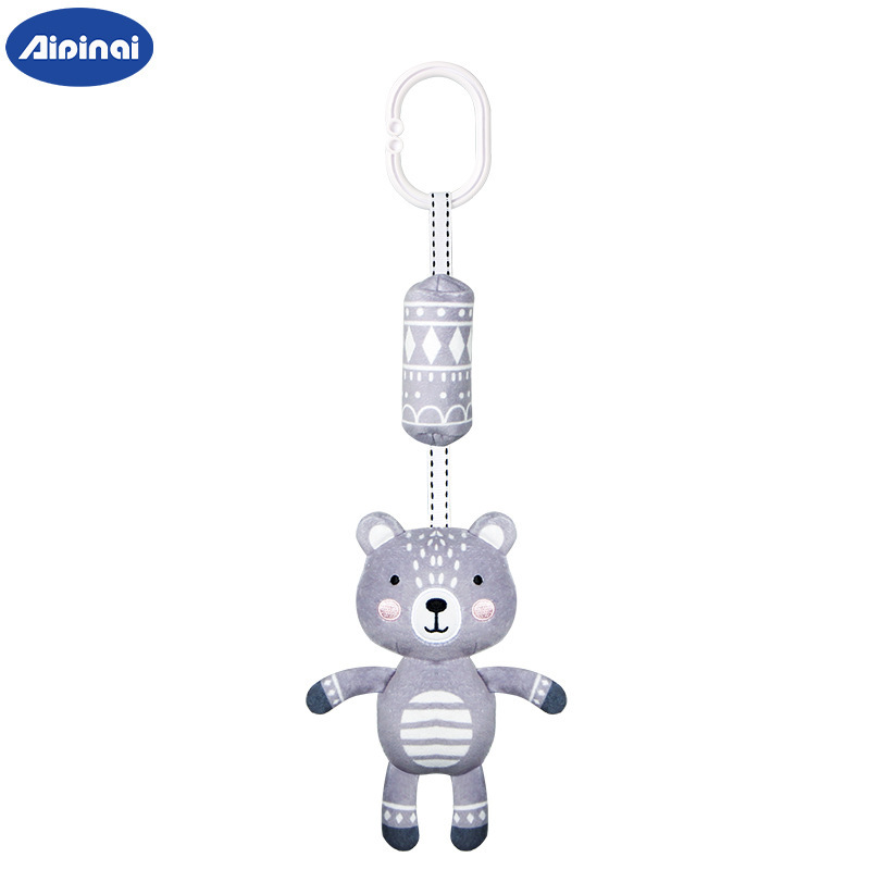 Aipinqi nuevo bebé carillones de viento coche colgante Estilo nórdico juguete cochecito recién nacido felpa animal colgante sonajero