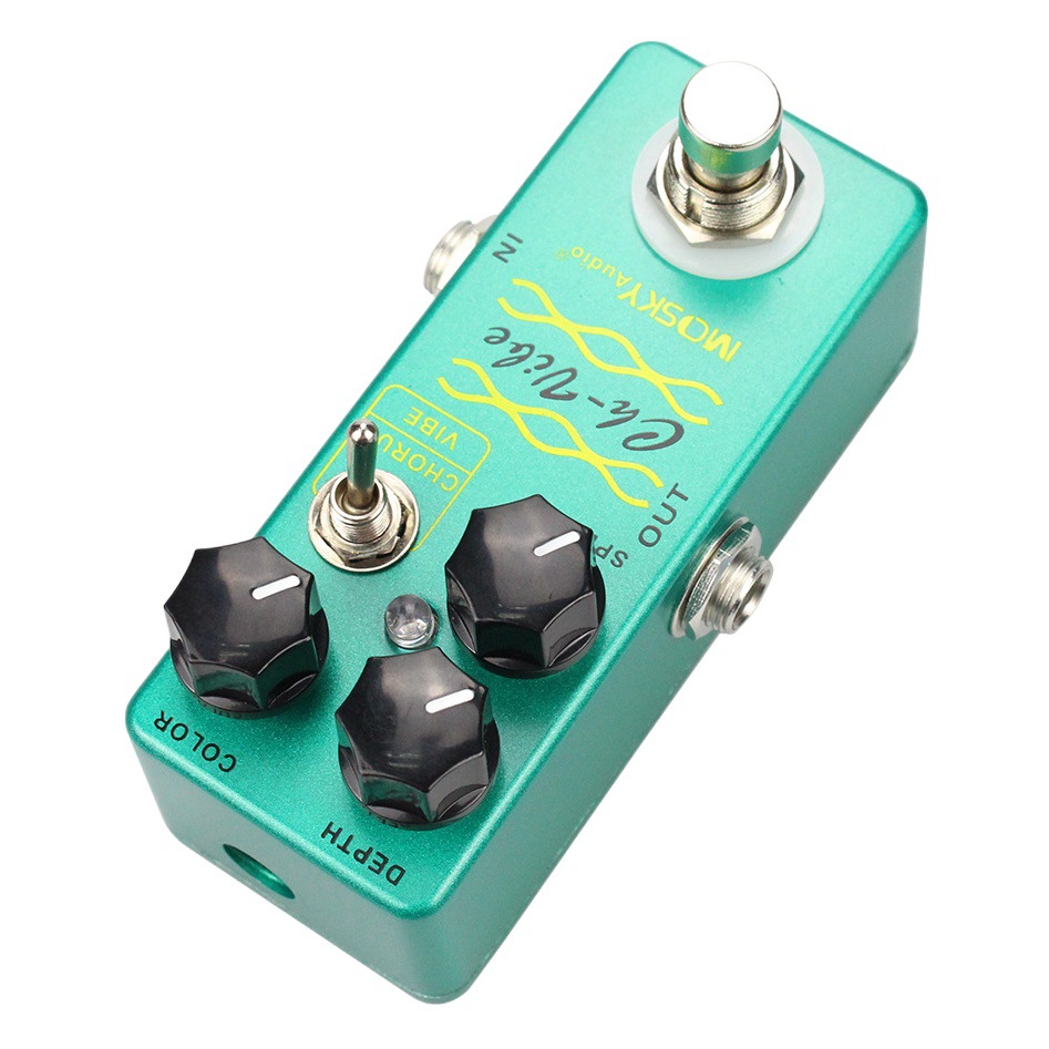 MOSKYAUDIO CH-VIBE instrumento musical efecto Coro/trémolo dos-en-uno fábrica al por mayor