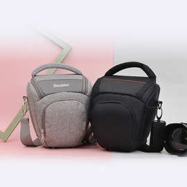 单反相机收纳摄影包斜挎数码包跨境三角包男包女包镜头收纳包防水