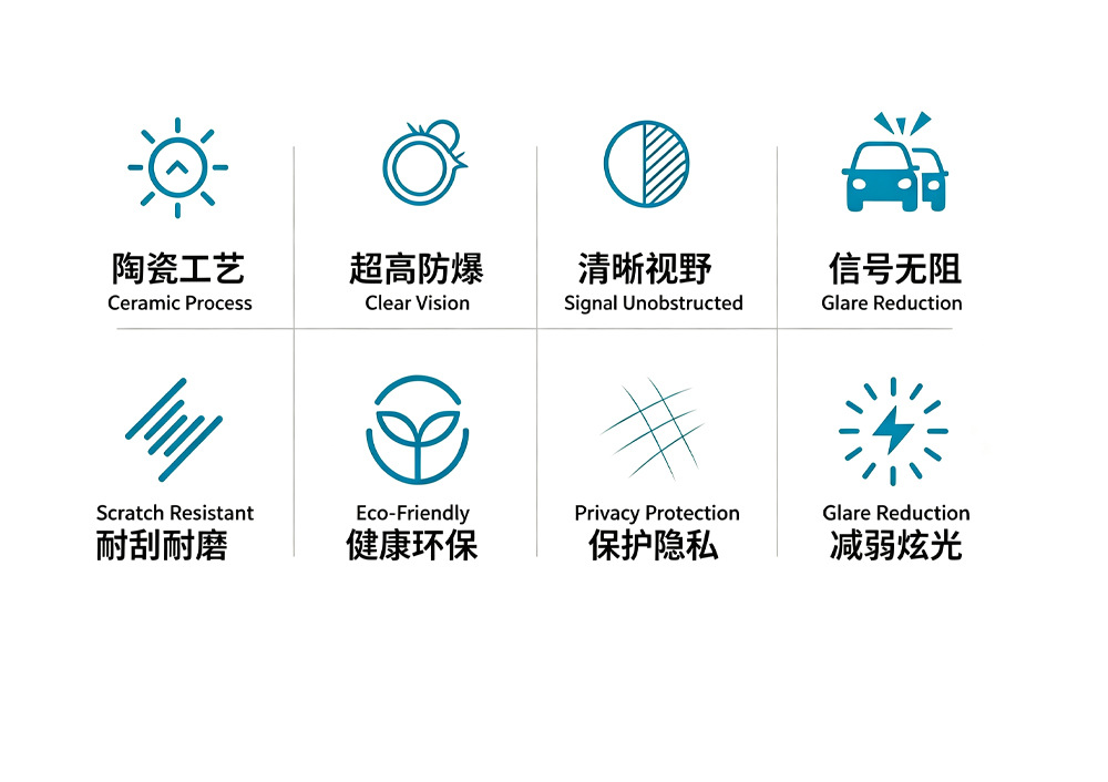 In-stock, direct from the manufacturer, VK95 car sun film, high heat insulation, UV protection, anti-glare, privacy car window film