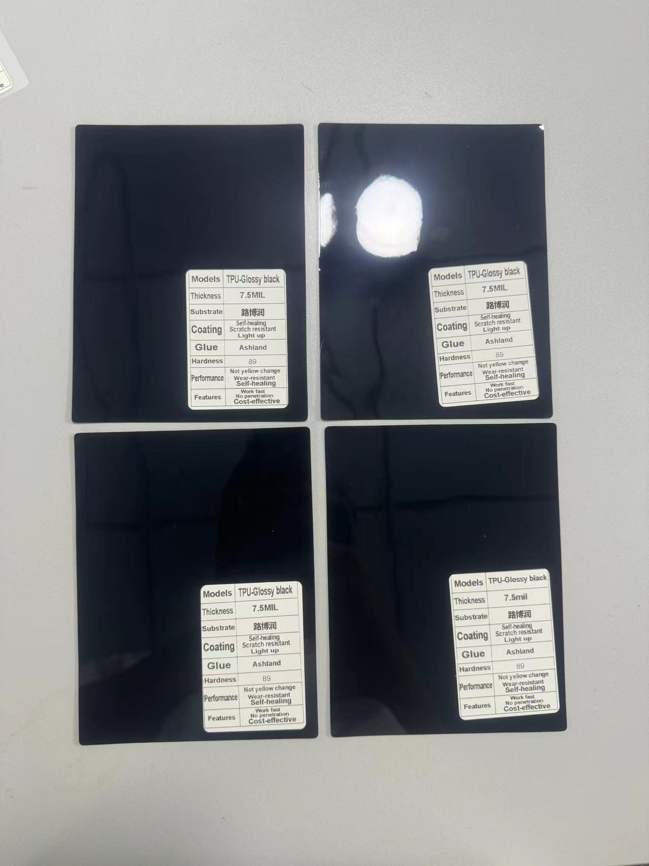 PPF Car Transparent, Xieshi Car paint protective film - tpu-bright-black-piano-black-75mil-152-15mroll-ppf