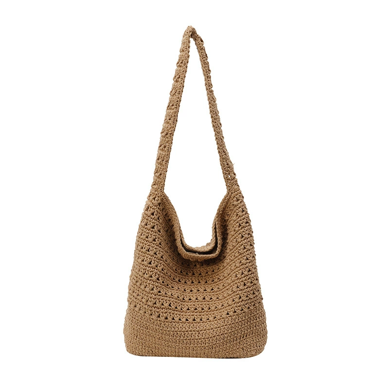 Woven one-shoulder bag, for import