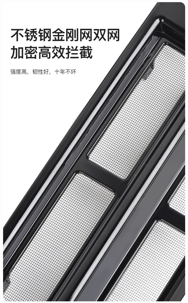 Suitable for New Electric Bmw Minij01 Front Grille J01 Decorative Air Inlet Anti-Insect Grille Black Modification