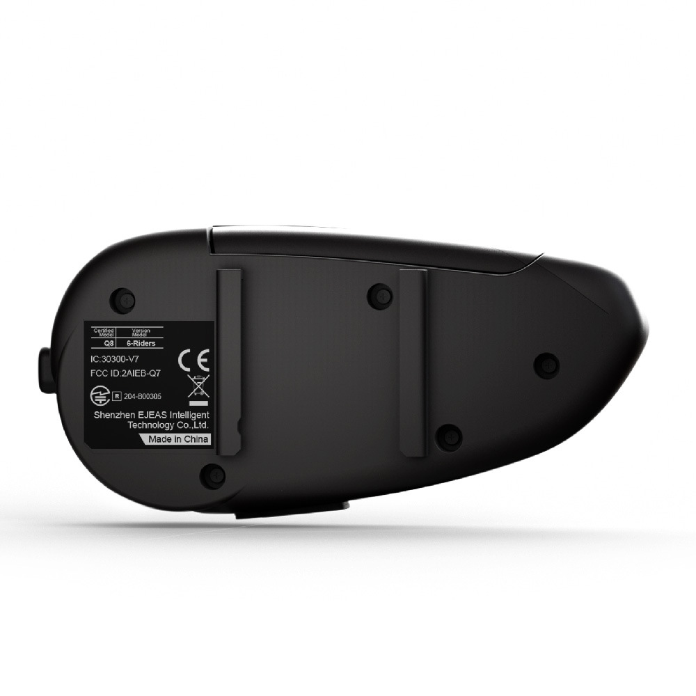 Ejeas Cross-Border Motorcycle Helmet Bluetooth Headset Export Intercom for 1000.6m People Ip67 Waterproof Q8