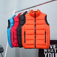 秋冬季加绒加厚工作服马甲定制logo志愿者餐饮超市广告背心马夹