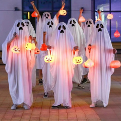 ハロウィーン子供服ホラーコスプレ服大人魔女幽霊マントパーティー