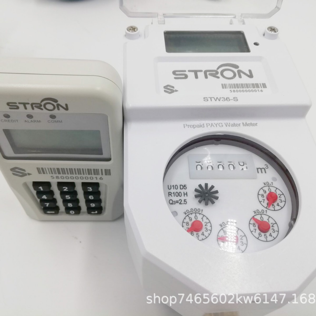 IP68   Smart Prepaid Water Meter DN25 NB-IoT Remote Reading