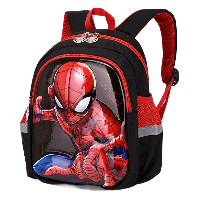 2022 Nuevo Spider-Man niños coloridos cáscara dura mochila de moda estudiante de la escuela primaria guapo fresco ligero anti-perdida mochila