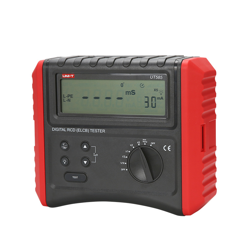 优利德工业品UT585/586数字RCD漏电保护开关测试仪单相电压测量仪