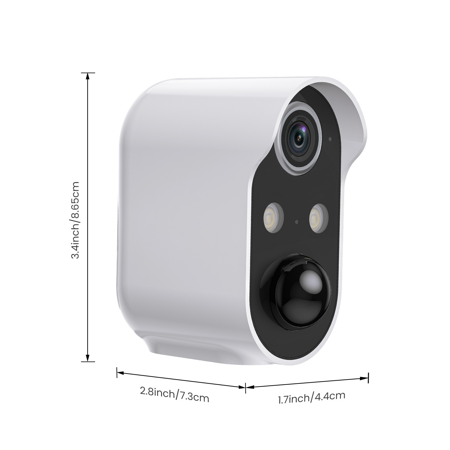 Cámara de vigilancia solar WiFi Cámara de red inalámbrica de baja potencia Videoportero de visión nocturna HD remota