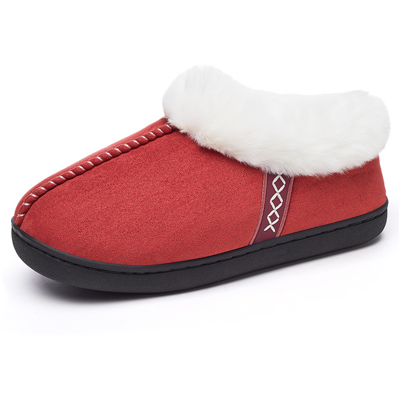 Nuevas botas de algodón, calzado femenino transfronterizo, botas de nieve con forro polar y suela gruesa, botines cortos de moda, botas cálidas de poliuretano y algodón al por mayor.