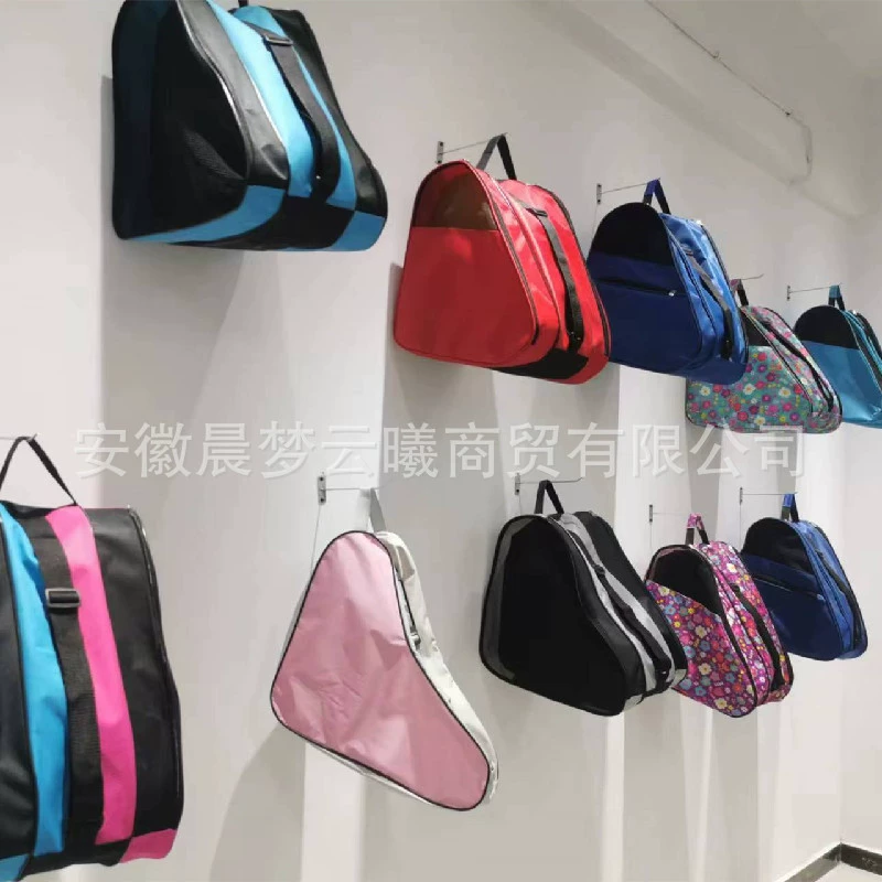 Children's skates for street skating, capacious organizer bag, one-shoulder bag, shoes, storage bag