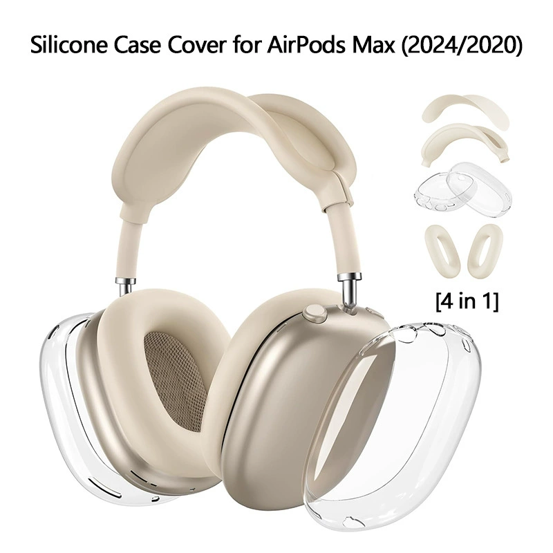 Применимо airpodsmax защитная крышка наушники чехол яблоко airpodsmax гарнитура TPU четыре комплекта