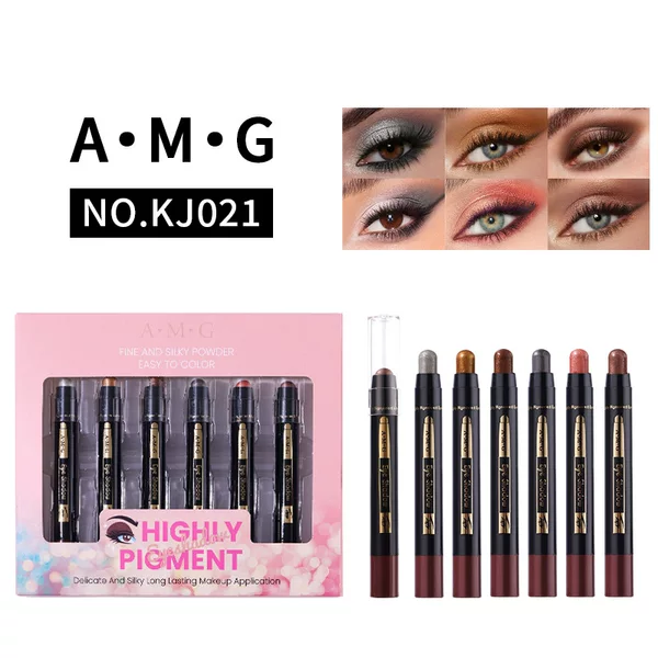 Cross-Border Exclusive Popular Amg Eyeshadow Set, Multi-Color High-Gloss Fine Shimmer Pearlescent Eyeshadow Eyeshadow Set