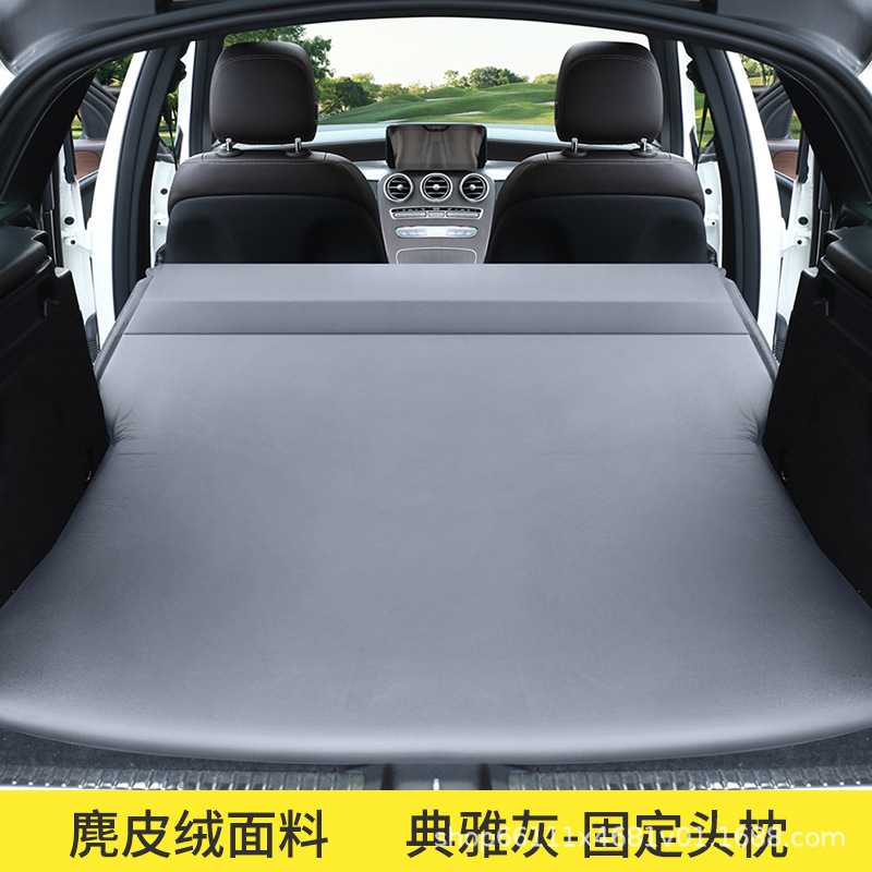 Mercedes-Benz – Vehicle-mounted inflatable bed Mercedes-Benz GLC GLB - mercedes-benz-glc-fixed-pillow-elegant-gray-with-air-pump
