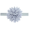 Children's ultrasonic hair accessory, shiffon cloth, elastic headband, European style, flowered, wholesale