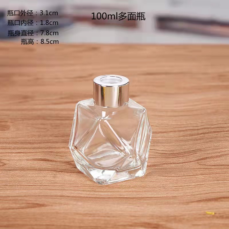 Botella de seis lados de tamaño pequeño