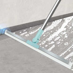 New Magic Broom Household Bathroom Wipe Toilet Silicone Wiper Sweeping Floor Wipe Retractable Floor Wipe