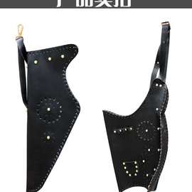 出发者传统弓弓囊弓袋 黑色皮质弓包 户外射箭室内弓箭比赛手工制