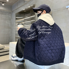 男童冬款新款工艺航线棒球服棉衣2025大童装男孩加厚保暖棉服外套