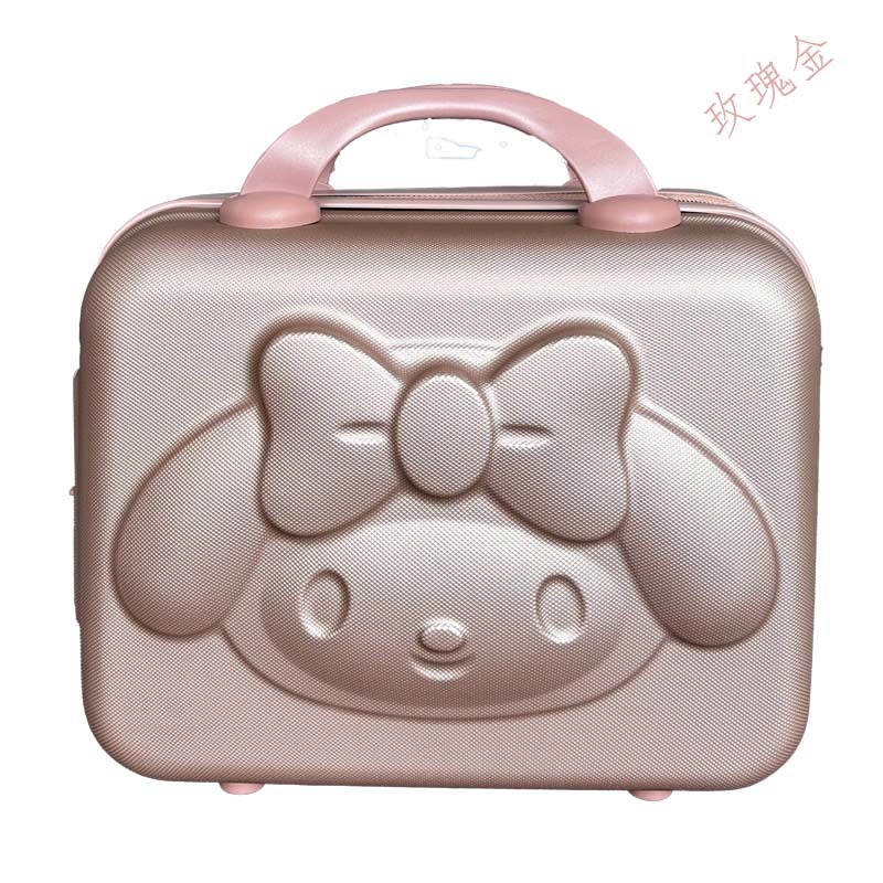 14 pulgadas maleta de maquillaje regalo de boda mini maleta de dibujos animados maleta de regalo impermeable