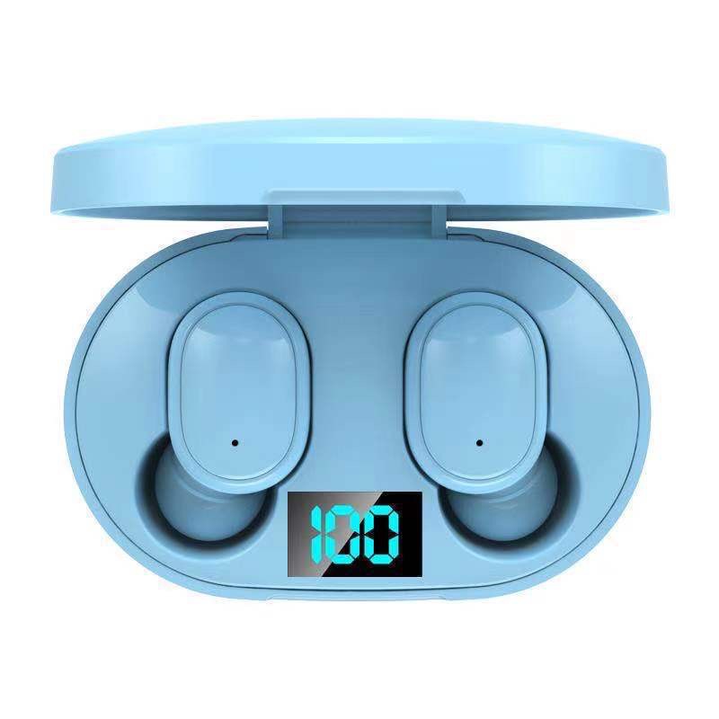 Auriculares Bluetooth E6S azules