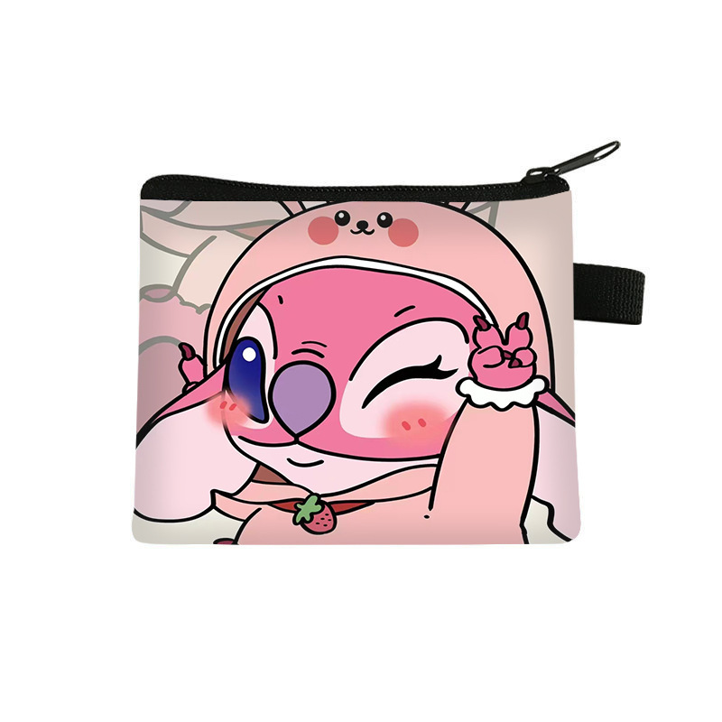 Nuevo patrón de bolso de cambio para niños bolso de tarjetas portátiles bolso de monedas bolso de almacenamiento de llaves de poliéster bolso de mano se puede distribuir