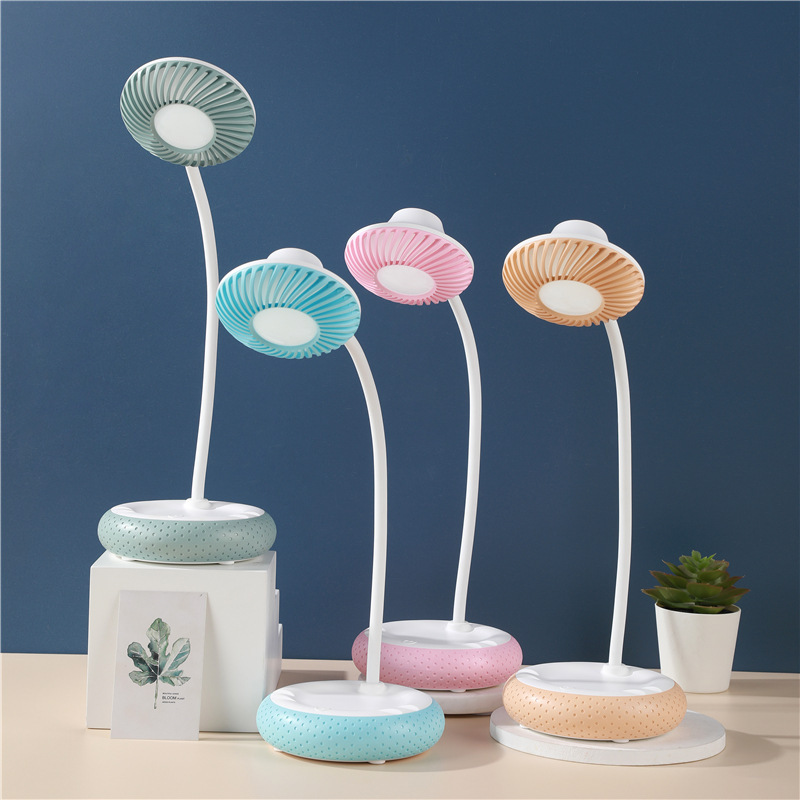 Square round LED table lamp