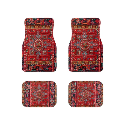 TEMU Retro Nordic Car Mat Carpet Four-piece Set Cross-border Dirty Mat Amazon Mat Wholesale (Avtomobil döşəmə paspasları) - new-car-floor-mats-1-3344cm-two-piece-pack