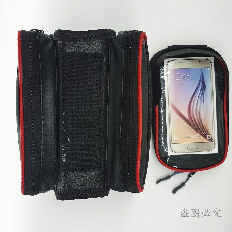 Fabricante mayorista de bicicletas de montaña bolsas de vigas delanteras bolsas de sombrilla para teléfonos móviles bolsas de bicicletas Pew gran cantidad de excelentes