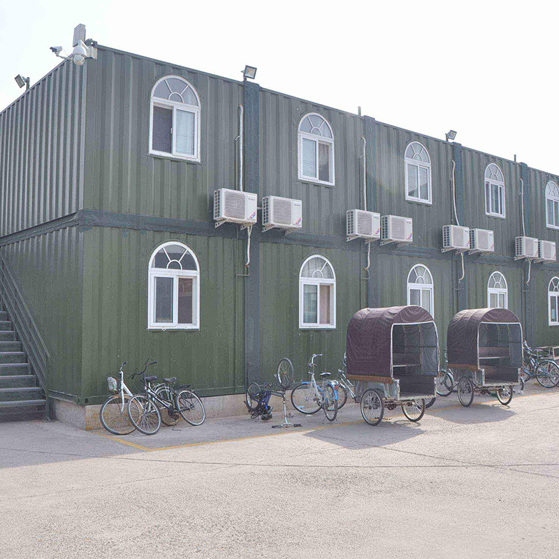 Contenedor de oficina simple personalizado casa combinada rural casa de alquiler ensamblada casa de contenedor transformación de casa móvil