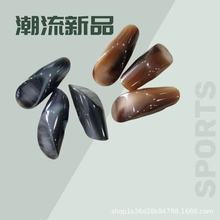 爆款牛角扣异形纽扣羊绒大衣纽扣外套风衣小香风不规则树脂扣子