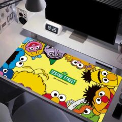 卡通Kaws大号鼠标垫耐脏锁边鼠标垫跨境定制批发办公桌垫MousePad