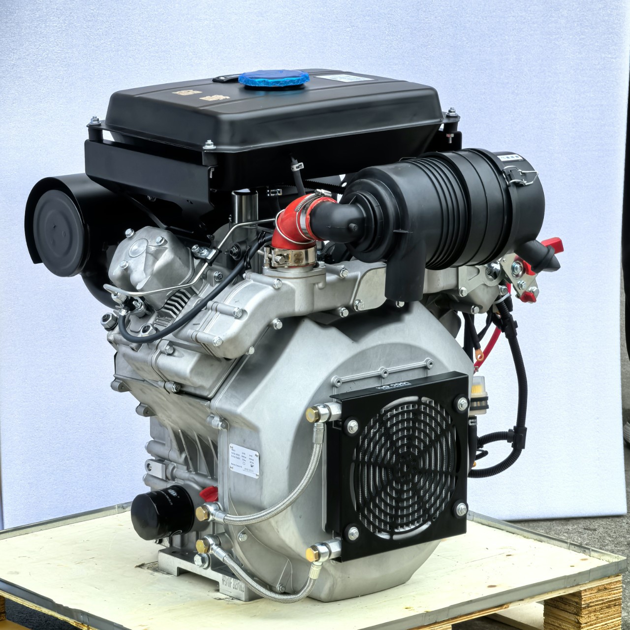 22Kw Dual-Cylinder Air-Cooled Diesel Engine 30 Horsepower 2V100 High-Pressure Dredging Machine Hydraulic Pump Station for Marine Use and Harvesters