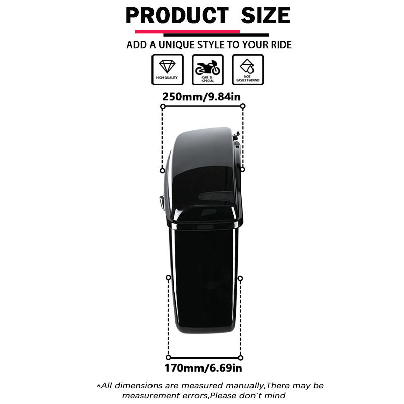 Suitable for Bmw R18 Dreamer Boxer Heir Modified Rear Tail Bag Side Box Side Box Accessories