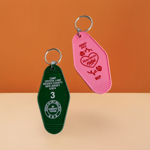 Acrylic Brand Car Keychain Accessory Metal Hook Keychain Material Accessory Creative Matching